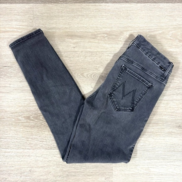 MOTHER Denim - MOTHER The‎ Looker High Waist Dancing in the Dark Denim Jeans Women's Size 28